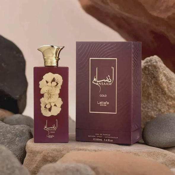 FRAGRANCE LATTAFA ANSAAM GOLD EAU DE PARFUM 3.4OZ