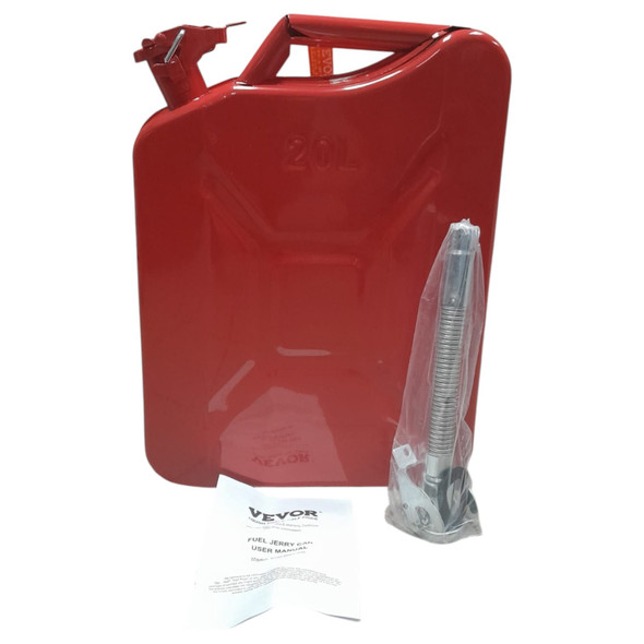 JAR GASOLINE RED VEVOR 20L 5.3GAL JERRY CAN