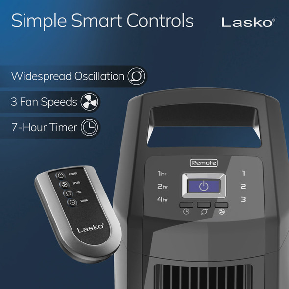 FAN TOWER LASKO 35" U35122 110V WITH REMOTE