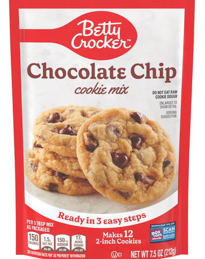 Cookie Mix Betty Crocker Chocolate Chip Cookie 6.25oz