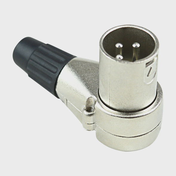 PLUG XLR MALE 3 PIN RMX-77A RIGHT ANGLE STUDIO Z