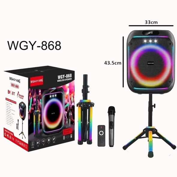 MUSIC BOX BLUETOOTH WITH STAND WGY-868