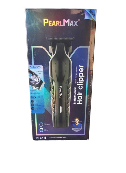 HAIR TRIMMER PEARLMAX ZH26-505-3 BLACK