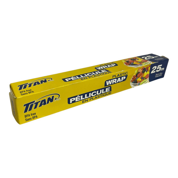 WRAP CLING CLEAR TITAN BZWP25CT 30cm X 25m