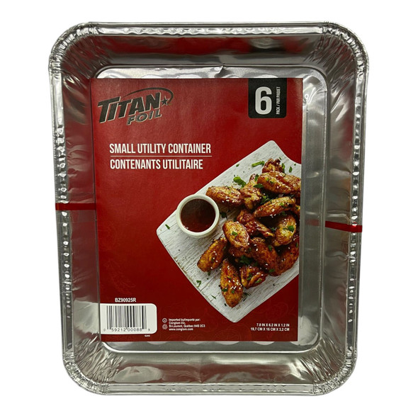 FOIL TRAY TITAN BZ90925R PAN MID SIZE 4