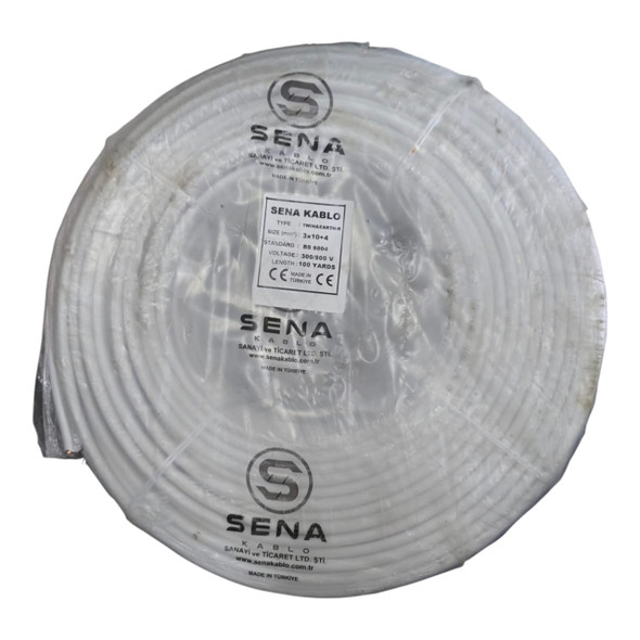 CABLE 10MM 3C FLAT WITH EARTH TURKEY YARD