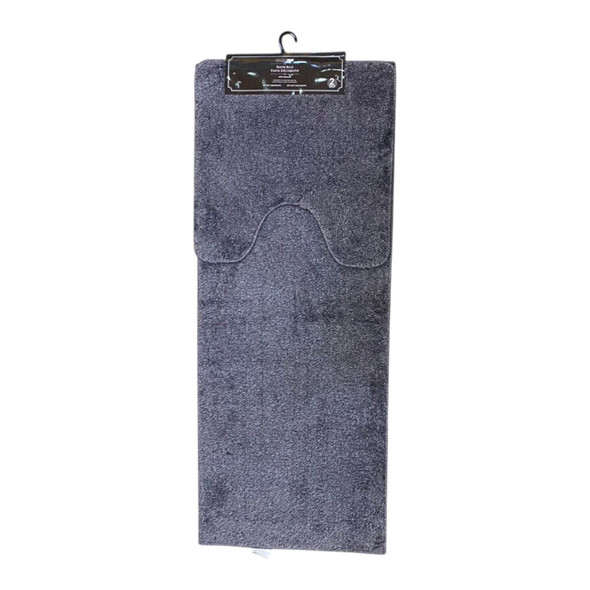 TOILET MAT 2PCS HOME ACCENT RUG 91072 SHAGGY CA 54048