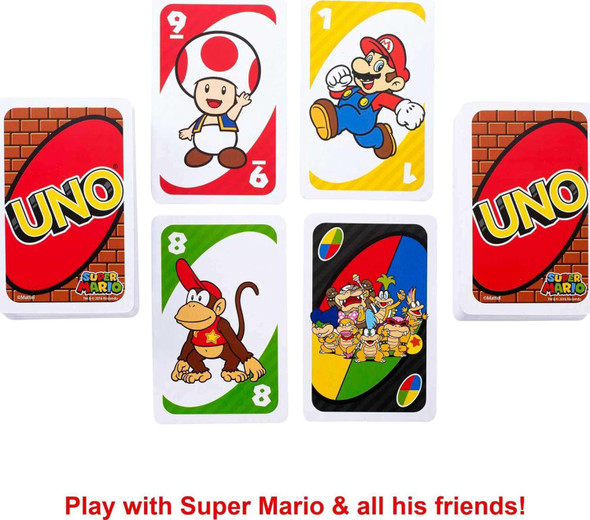 Game Mattel UNO Super Mario Card