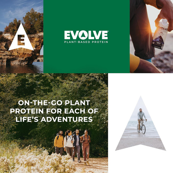 Supplement Protein Shake Evolve Plant Based 4Pack Vanilla