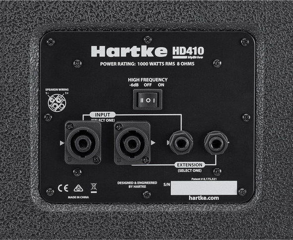 GUITAR BASS CABINET SPEAKER BOX HARTKE HD410 10"