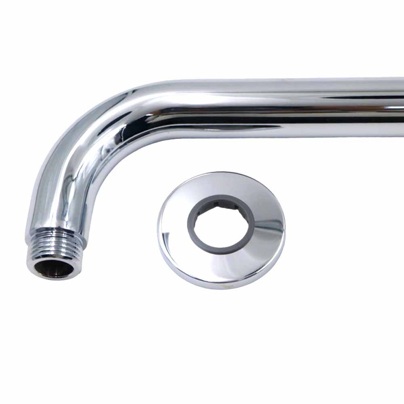 SHOWER ARM W/FLANGE 16" KIOTTO CHROME SA0400