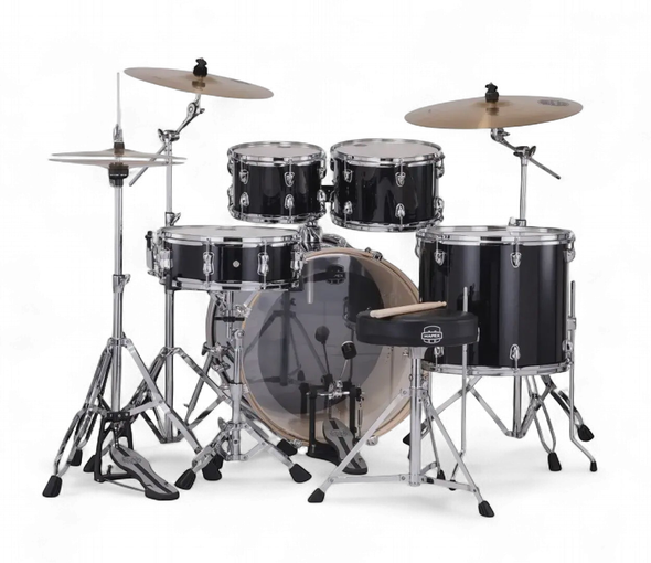 DRUM SET MAPEX VE5295FTCVH VENUS SHELL 5PCS BLACK GALAXY SPARKLE