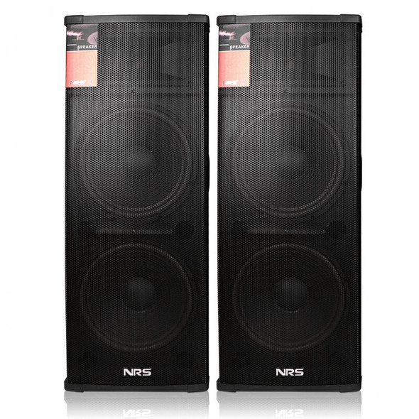 SPEAKER BOX 15" NRS DOUBLE DS-2065 POWERED PAIR