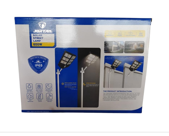 LIGHT SOLAR STREET LED 600W JORTAN JT-BCGK-600W