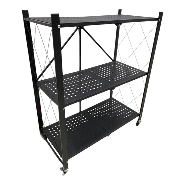 RACK 3 SHELVES BLACK CJ-2586-Y45