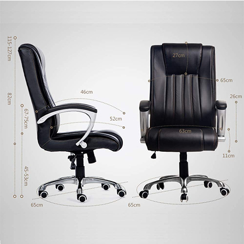 CHAIR OFFICE BLACK EXECUTIVE MUTBERG GQF-OC-21CH0242E