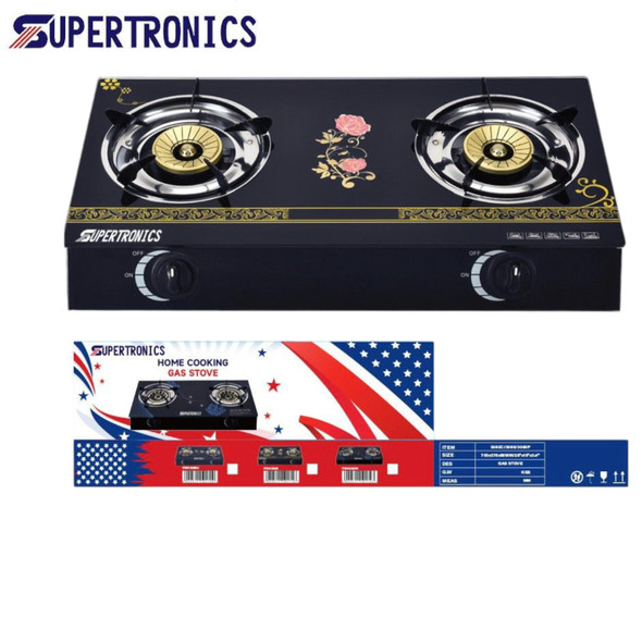 STOVE 2 BURNER SUPERTRONICS 3085 GLASS TOP TABLE MODEL