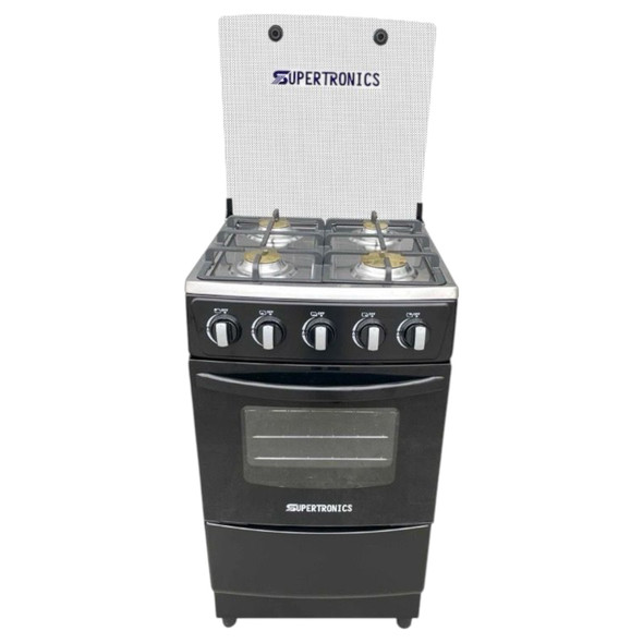 STOVE 4 BURNER SUPERTRONICS 20" A4102 BLACK
