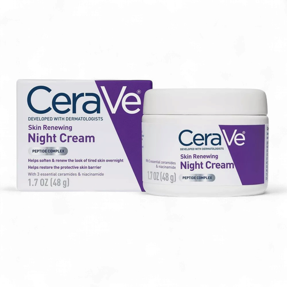 CeraVe Skin Renewing Night Cream 1.7oz 48g