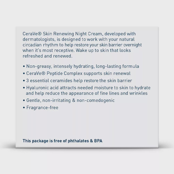 CeraVe Skin Renewing Night Cream 1.7oz 48g
