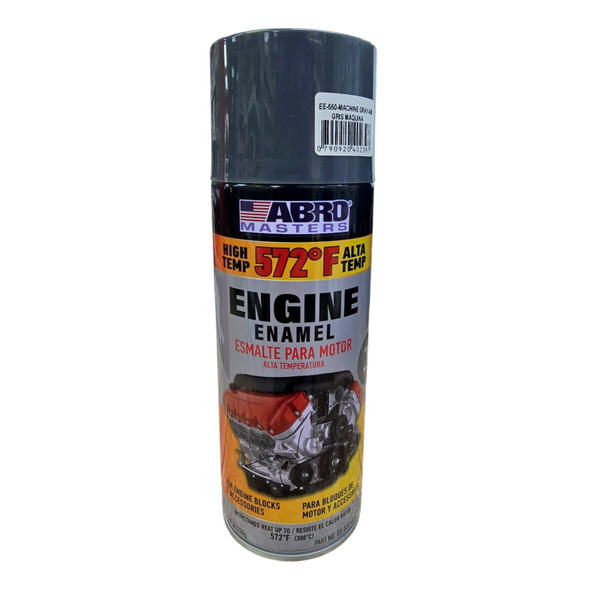 TIN SPRAY ABRO GRAY ENGINE ENAMEL HIGH TEMP 572DEG
