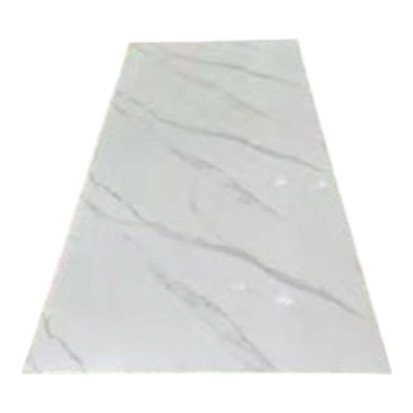 DECORATIVE UV WALL PANEL 110" X 48" KL8230 WHITE WITH GRAY SPLASH