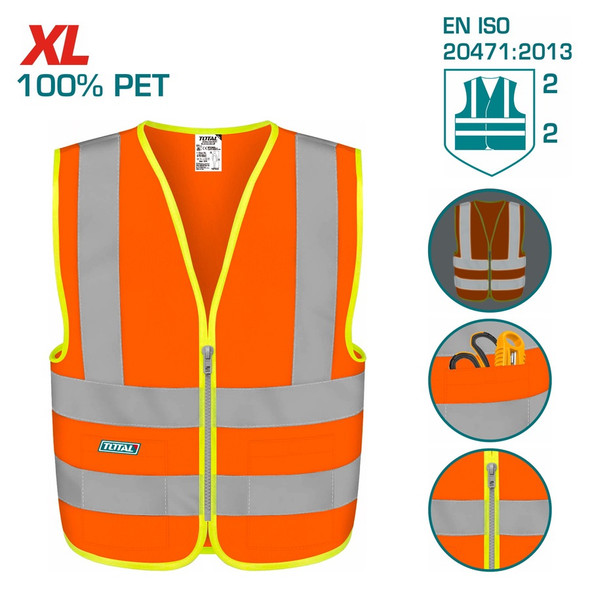 SAFETY VEST TOTAL TSP62XL REFLECTION