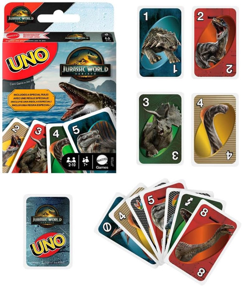 Game Mattel UNO Jurassic World Rebirth