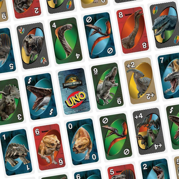 Game Mattel UNO Jurassic World Rebirth