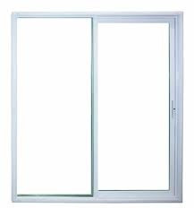 GLASS DOOR SLIDING 2PCS 80" X 72" BRONZE GLASS