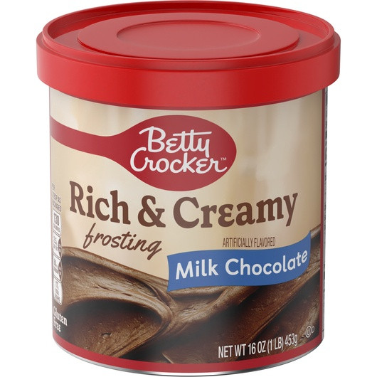 BETTY CROCKER RICH AND CREAMY MILK CHOCOLATE FROSTING 16oz