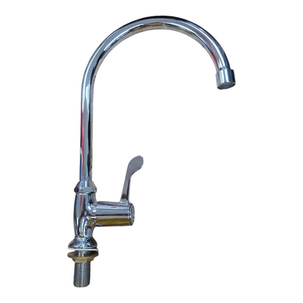 GOOSE NECK KITCHEN FAUCET CENTURION HIGH SPOUT LEVER SKT02