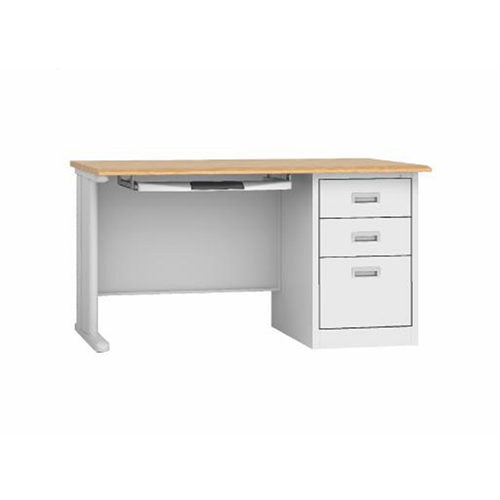 OFFICE DESK METAL 48"x 24" x 29.5" 3 DRAWER HONDUR HQF-BOD-01