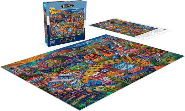 Puzzle Jigsaw Buffalo Games Route 66 1000pc