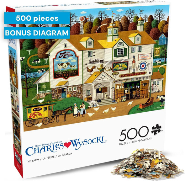 Puzzle Jigsaw Buffalo Games The Farm 500pc