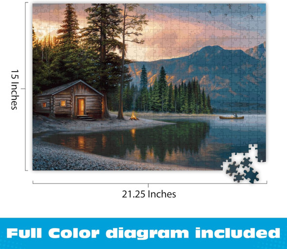 Puzzle Jigsaw Buffalo Games Lakeside Heaven 500pc
