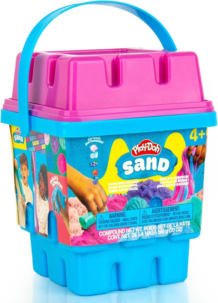 Toy Play-Doh Sand Castle Bucket 5 Colors & Scents