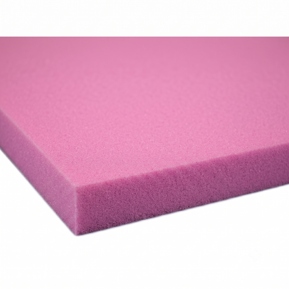 MATTRESS 1" FOAM SHEET PINK UNCOVERED COMFORTSLEEP 54" x 74" x 1"