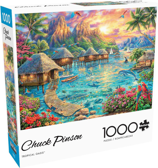 Puzzle Jigsaw Buffalo Games Tropical Oasis 1000pc