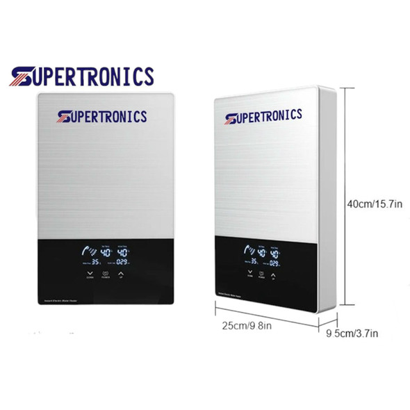 WATER HEATER ELECTRIC SUPERTRONICS HY-80 8KW 220V HOT WATER SHOWER