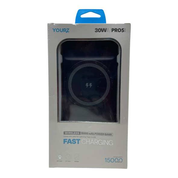 CHARGER POWER BANK YOURZ FAST CHARGING 15000MAH PRO5 30W