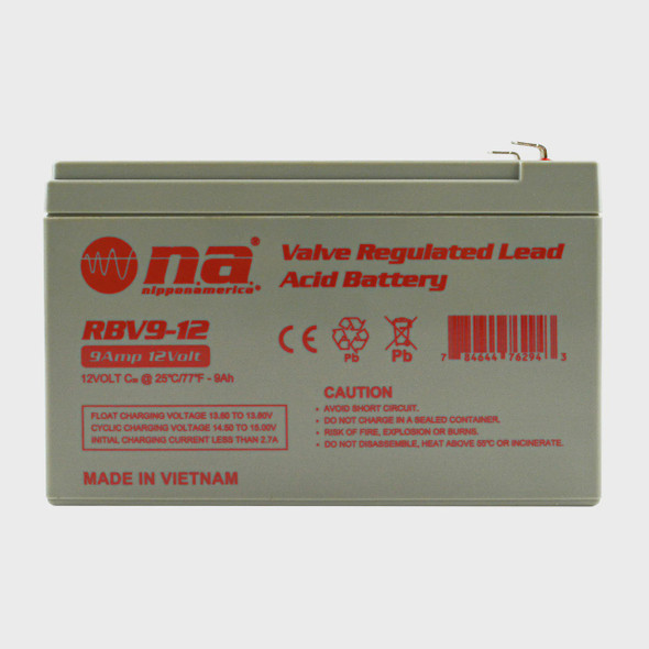 BATTERY RECHARGEABLE 12V RBV9-12 NIPPON AMERICA