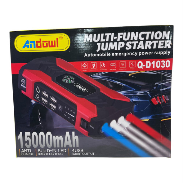 BATTERY MULTI-FUNCTION JUMP STARTER ANDOWL 15000MAH