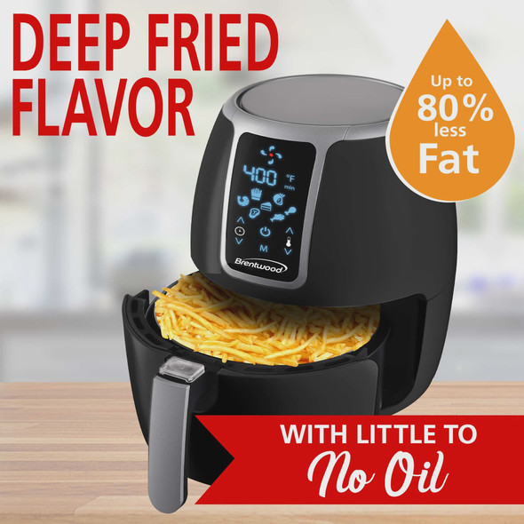 AIR FRYER BRENTWOOD AF-400BK 4QT