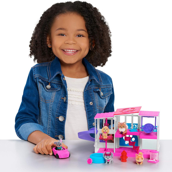 Toy Barbie Pet Dreamhouse 2-Sided Playset