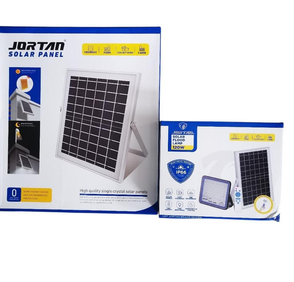LAMP LED SOLAR FLOOD 120W JORTAN + JT-BS120W-TFTZ