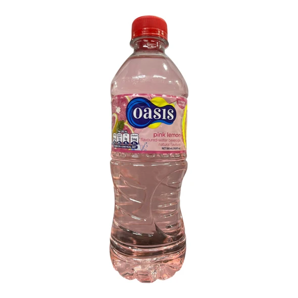OASIS PINK LEMON FLAVOURED WATER 500ml