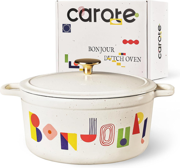 Pot Carote Dutch Oven 5QT Cast Iron Bonjour