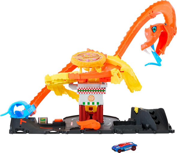 Toy Hot Wheels Track Set Pizza Slam Cobra Attack
