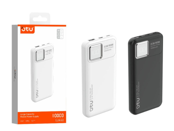 POWER BANK OTU PB-102 10,000MAH PORTABLE SOURCE MOBILE POWER SUPPLY